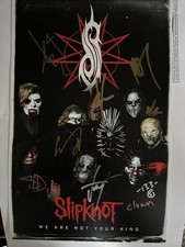 Usado, Pôster assinado VIP Slipknot Wanyk 2019  comprar usado  Enviando para Brazil