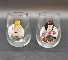 Disney stemless glasses for sale  MELKSHAM
