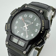 Usado, Relógio de quartzo CASIO FT-610 masculino 100m verde preto analógico digital cronógrafo nova bateria comprar usado  Enviando para Brazil