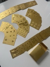 Spielkarten gold farben gebraucht kaufen  Wernigerode