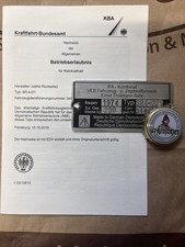 Simson kba papiere gebraucht kaufen  Kamenz-Umland
