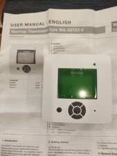 Warmup programmable thermostat for sale  LONDON