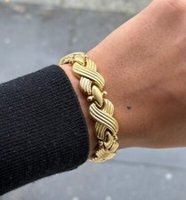 Bracelet en Or Jaune 18 K / Maillons articulés / Réf MP2536 comprar usado  Enviando para Brazil