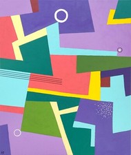 Tableau abstrait ascetik d'occasion  Gisors