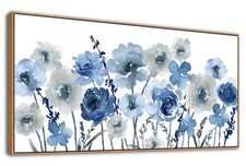 Framed flowers canvas for sale  Seattle