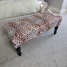 Large reupholstered footstool for sale  BROADSTAIRS