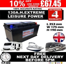 12v 130ah 130 for sale  LUTON