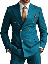 Teal double breasted for sale  Raleigh