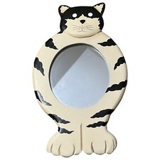 Cat mirror wooden for sale  Milwaukee