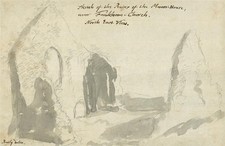 Usado, John Bayly - Pintura em aquarela - Ruínas de mansão em Fawkham Kent comprar usado  Enviando para Brazil