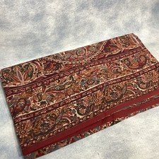 RALPH LAUREN GALAHAD RED PAISLEY LENÇOL PLANO COMPLETO NOVO SEM ETIQUETAS RARO VINTAGE PERFEITO ESTADO comprar usado  Enviando para Brazil