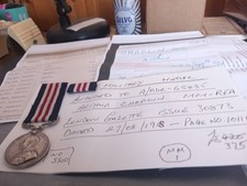 Military medal ww1 for sale  BANWELL
