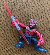 Star Wars Galactic Heroes RARO DARTH MAUL Sin Camisa con Doble Sable de Luz Translúcido segunda mano  Embacar hacia Argentina