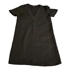 Vestido túnica Madewell preto balada F8760 shift manga curta tamanho 0/pequeno comprar usado  Enviando para Brazil