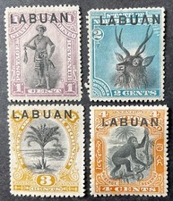 Labuan 1902 stamps for sale  BRENTWOOD
