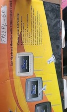 Par de TV encosto de cabeça 9 polegadas Tview T922PL-GR cinza 9” par (2) LCD encosto de cabeça de carro TV comprar usado  Enviando para Brazil