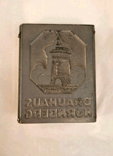 Alte druckplatte stempel gebraucht kaufen  Nürnberg