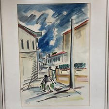 Watercolour david handler for sale Watercolour david handler for sale  LONDON