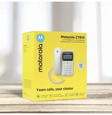 Usado, Telefone com fio Motorola CT610 com secretária eletrônica branco novo comprar usado  Enviando para Brazil