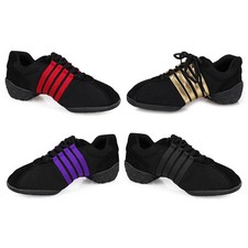 Tênis de dança recurso esportivo sola macia sapatos de dança sapatos de salão modernos comprar usado  Enviando para Brazil