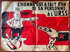 Affiche politique homme d'occasion  Paris XVIII