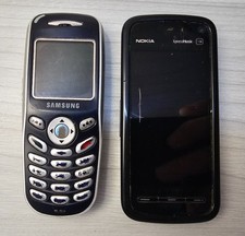 2 Celulares Usados Antigos PARA PEÇAS Nokia 5800, Samsung X 100, Celulares comprar usado  Enviando para Brazil