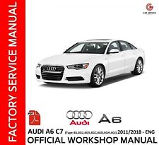 Używany, AUDI A6 (C7 - 4G) 2011/2018 WORKSHOP MANUAL REPAIR SERVICE WIRING DIAGRAMS - ENG na sprzedaż  Wysyłka do Poland