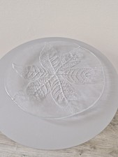 Glasteller vintage blatt gebraucht kaufen  Lauenbrück