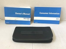 2022 HONDA CIVIC SEDÃ CONJUNTO MANUAL DO PROPRIETÁRIO FABRICANTE DE EQUIPAMENTO ORIGINAL COM ESTOJO FRETE GRÁTIS  comprar usado  Enviando para Brazil
