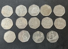 Olympic 50p coins for sale  POULTON-LE-FYLDE