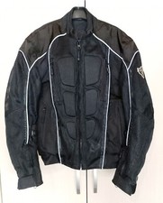 Jaqueta de motocicleta VIKING Cycle Warlock malha preta blindada V-safe, EUA S/UE M comprar usado  Enviando para Brazil