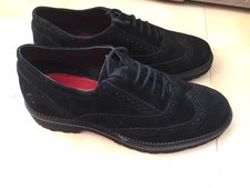 Scarpe francesina camoscio usato  Italia