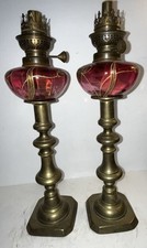 Pair cranberry enamel for sale  Richmond