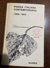 Libro poesia italiana usato  Potenza