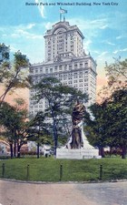 Cartão postal da cidade de Nova York - Battery Park e Whitehall Building comprar usado  Enviando para Brazil