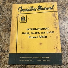 Unidades de potência manual motor de irrigação International Harvester U372 U450 U501 comprar usado  Enviando para Brazil