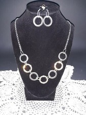 Silver tone necklace for sale  Centuria