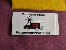 feuerwehr sticker gebraucht kaufen  Lehre