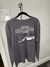 Camiseta térmica masculina Chevrolet 57 Chevy Truck XLarge cinza metal americano comprar usado  Enviando para Brazil