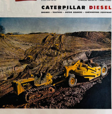 Bulldozers diésel Caterpillar 1947 publicidad maquinaria de construcción DWWW7 segunda mano  Embacar hacia Mexico
