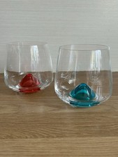 Stem less glasses for sale  TADLEY