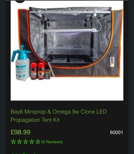 Bay propogation tent for sale  ROCHDALE