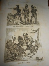 1836 incisione prussiana usato  Roma