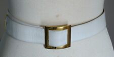 Ceinture cuir blanc d'occasion  Courville-sur-Eure