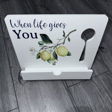 Wooden cookbook holder for sale  Coalport