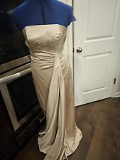 Champagne sleeveless beaded for sale  Alpharetta