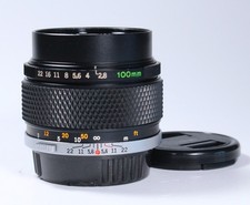 Olympus OM 100mm / 1:2.8 Zuiko MC Auto-T - 2.8/100mm, z 1 roczną gwarancją, używany na sprzedaż  Wysyłka do Poland