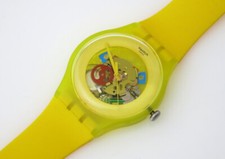 Yellow lacquered swatch gebraucht kaufen  Messel