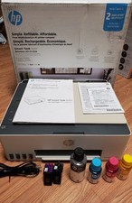 Impresora de inyección de tinta todo en uno HP Smart Tank serie 5000 inalámbrica blanca  segunda mano  Embacar hacia Mexico