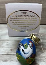 Ornamento de ovo de galinha - Coleção Sandor - Pintado à mão na Hungria - Natal, usado comprar usado  Enviando para Brazil